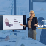 Woman Giving Presentation to Group with Text overlay saying 