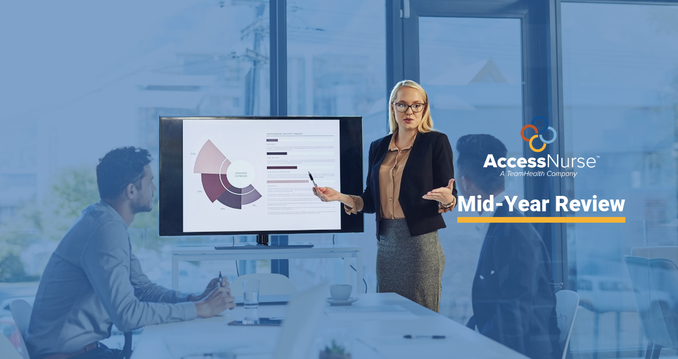 Woman Giving Presentation to Group with Text overlay saying 