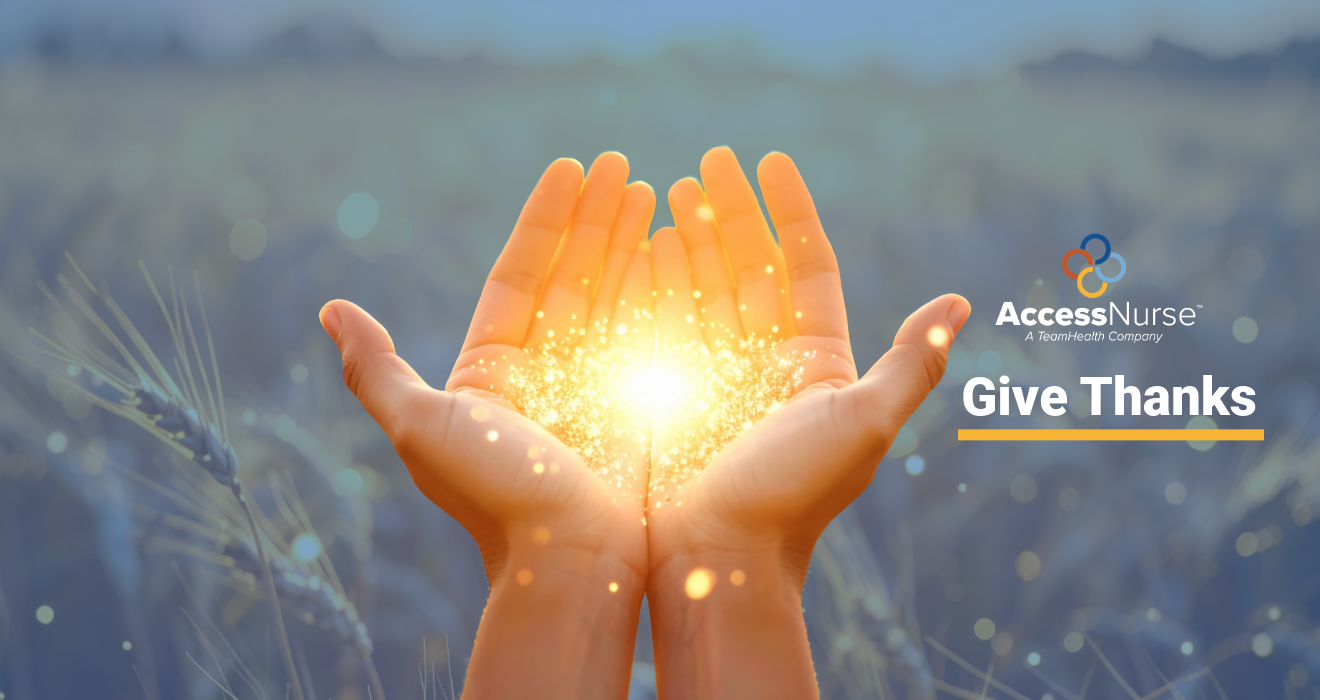 Palms Open Showing Light with Text 